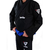 Kimono Jiu-Jitsu Invictus Slim - Preto Com Bordado Branco - comprar online