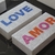 Quadro Amor marmorizado - comprar online
