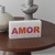 Quadro Amor marmorizado