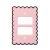 Placa de tomada e interruptor rosa duplo