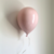 Balão rosa claro