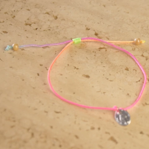 Pulseira Regulável Fio Fino Degrade - N Sra das Graças