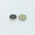 Aplique Plástico Círculo Strass c/ negro y clavo 12mm - comprar online