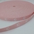 Correa Mascota Bordada Patita P/15 ( rollo x 25 mtrs)