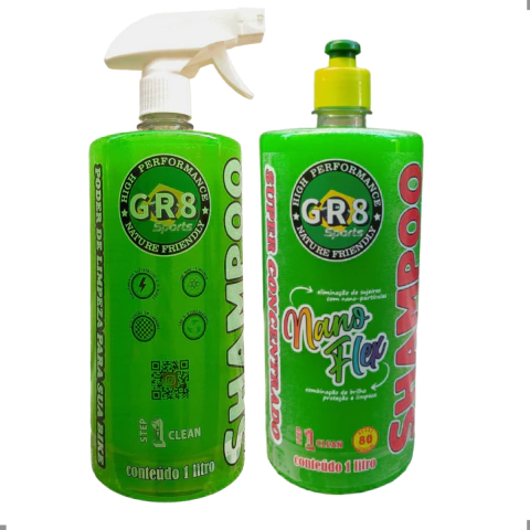 Gr8Shampoo Concentrado e Gr8Shampoo Diluído 1l com gatilho espuma foam