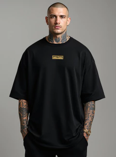 Camiseta Oversized Cuidado com o Lobo na internet