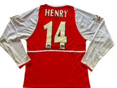 Arsenal manga larga titular Henry 2002/03