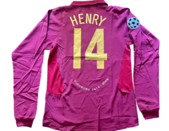 Arsenal manga larga bordo Henry 2005/06