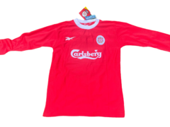 Liverpool manga larga titular Gerrard 1998/00 - Ciao Vintage
