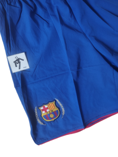 Short retro Barcelona azul Ronaldinho 2007/08 - comprar online