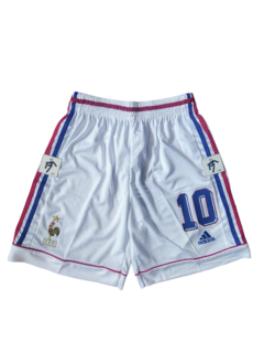 Short Francia blanco Zidane 1998