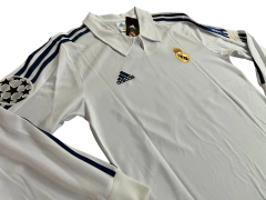 Real Madrid manga larga titular Zidane 2001/02 - tienda online