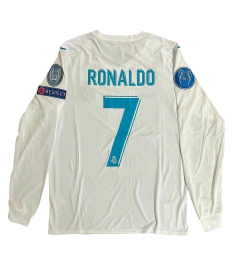 Real Madrid mangas largas titular Ronaldo 2017/18