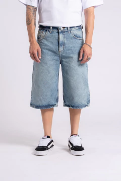 Bermuda Baggy Azul Nevada - comprar online
