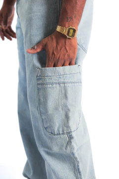 Jean Baggy Cargo Celeste Ego