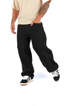 Jean Baggy Amber Liso Negro en internet