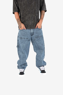 Jean Baggy Amber Liso Azul