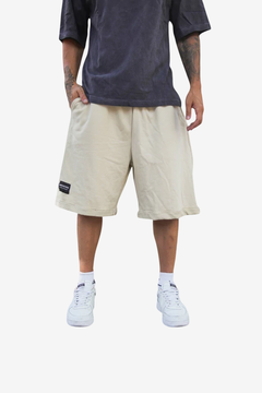 Bermuda Baggy Algodon Beige