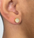 BRINCO REDONDO SQUARE CRAVEJADO EM ZIRCÔNIAS (PAR) - Banhado a Ouro 18k - loja online