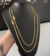 CORRENTE CADEADO 4mm FECHO TRAVA DUPLA - Banhada a Ouro 18k - loja online