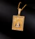 PINGENTE PLACA NOSSA SENHORA PEQUENA (3.5x2.5cm) - Banhado a Ouro 18k