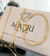 KIT CORRENTE + PULSEIRA GRUMET FLAT (4mm) FECHO TRAVA DUPLA - Banhado a Ouro 18k - loja online