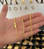 CORRENTE CADEADO DUPLO 4mm FECHO TRAVA DUPLA - Banhado a Ouro 18k - loja online