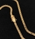 CORRENTE CADEADO DUPLO (5mm) FECHO TRAVA DUPLA - Banhada a Ouro 18k