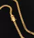 CORRENTE CADEADO DUPLO (5mm) FECHO TRAVA DUPLA - Banhada a Ouro 18k