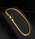 PULSEIRA GRUMET FLAT (3mm) FECHO TRADICIONAL - Banhada a Ouro 18k