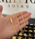 CORRENTE CADEADO DUPLO 4mm FECHO TRAVA DUPLA - Banhado a Ouro 18k - comprar online