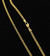 CORRENTE GRUMET CUBAN (3mm) FECHO TRADICIONAL - Banhada a Ouro 18k