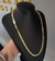 CORRENTE GRUMET DUPLA (6mm) FECHO TRAVA DUPLA - Banhada a Ouro 18k na internet