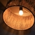 Lustre Pendente Luminaria Teto Em Palha De Milho 35x25cm