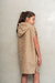 Poncho de Toalla Camel Infantil - comprar online