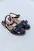 Sandália Infantil Feminina Preta Verniz – Elegância e Conforto para Todas as Ocasiões – Sapato Mule Emy - comprar online