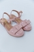 Sandália Infantil Feminina Nude Verniz – Sofisticação Conforto Premium – Sapato Mule Emy