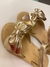 Sandália Infantil Feminina Dourada com Laço – Conforto Elegância Alta Qualidade – Sandália Laço La Belle - comprar online