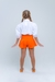 Short saia pregas em sarja - comprar online