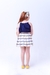 Conjunto Menina 14 Anos – Blusa Azul e Short Saia Rodado Xadrez em Tricoline – 8/10/12/14/16 - loja online