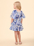 Conjunto Infanto Juvenil Menina – Blusa Ombro a Ombro e Saia Estampa Azul da Minnie - comprar online