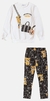 Conjunto Momi Infantil Menina – Moletom com Aplique 3D e Calça Estampada