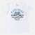 Conjunto Infantil Menina – Blusa Branca Cute Bear Strass e Short Saia Azul com Laço - comprar online