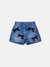 Short jeans com lacinhos