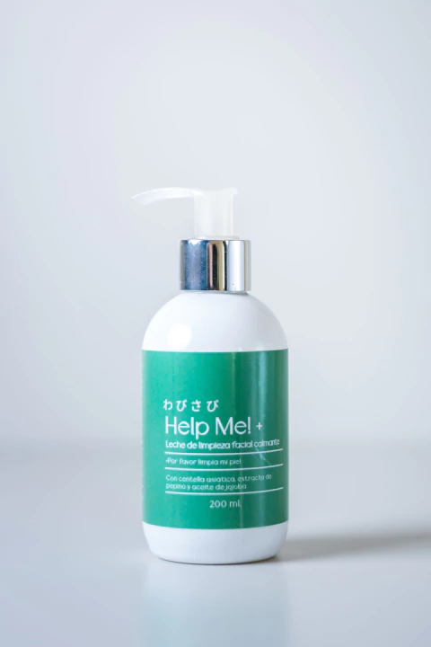 Leche de limpieza facial calmante (piel seca a mixta)