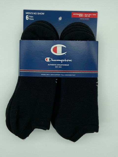 TINES CHAMPION NEGROS CORTOS 6 PACK