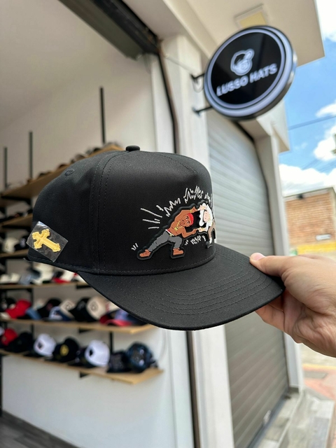 GORRA JC HATS TUMBADO LIFE - NEGRA PLANA