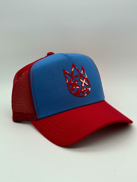 CULT OF INDIVIDUALITY // CLEAN LOGO MESH BLUE