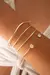 Bracelete pedra oval cristal - loja online