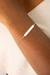 Pulseira personalizável retangular - Flôrir Pratas